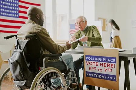 The Growing Impact of Voters with Disabilities in U.S. Elections