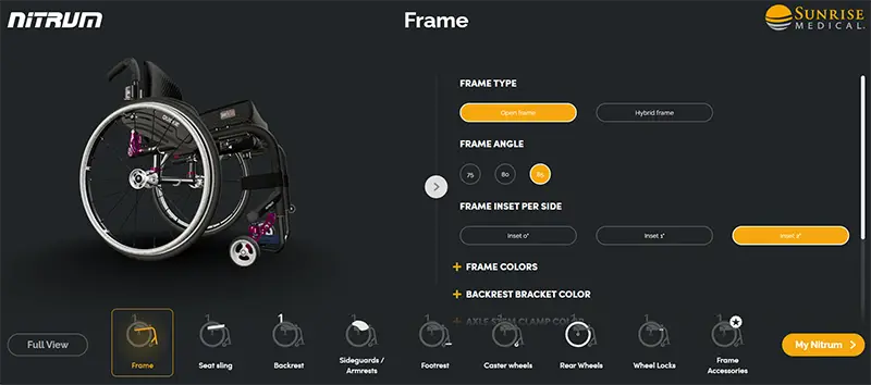 QUICKIE Nitrum visualizer options