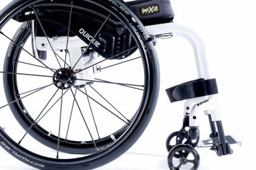 Folding open frame wheelchair