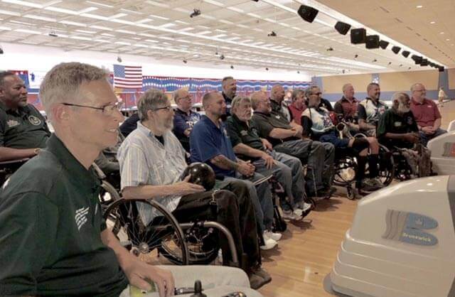 Wheelchair bowlers