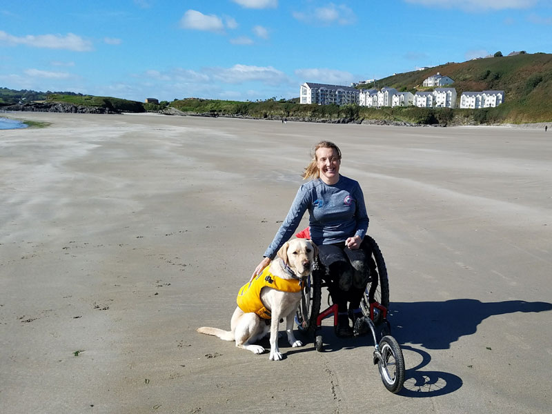 Chris and Earle at Inch Beach