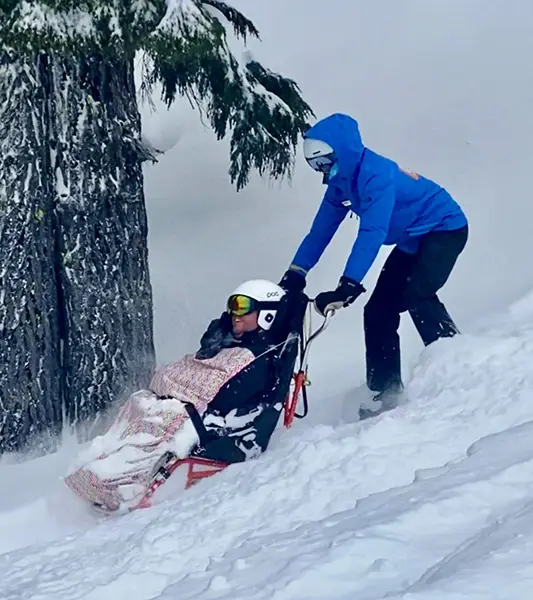 Adaptive skiing in Bend