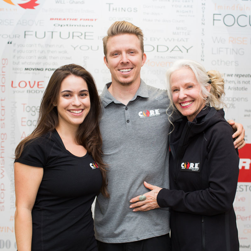 Katie, Aaron Baker, and Laquita