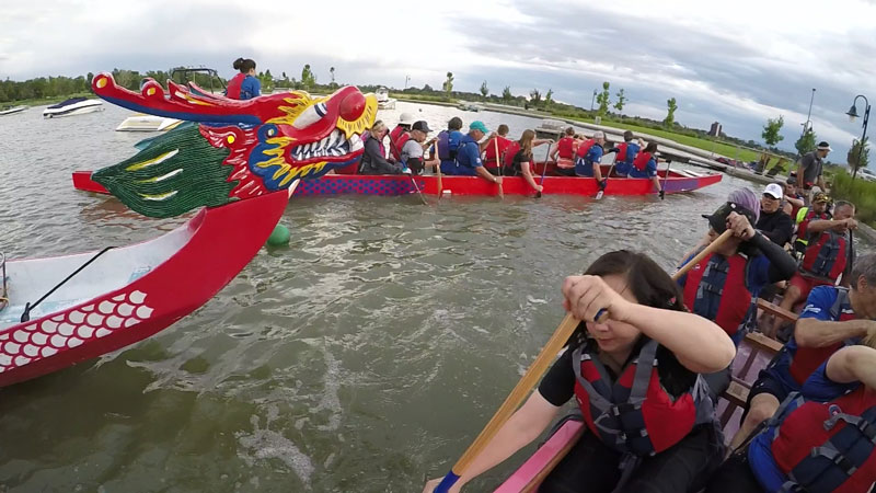 Dragon boat racing