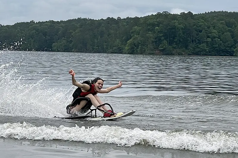 Eden adaptive waterskiing