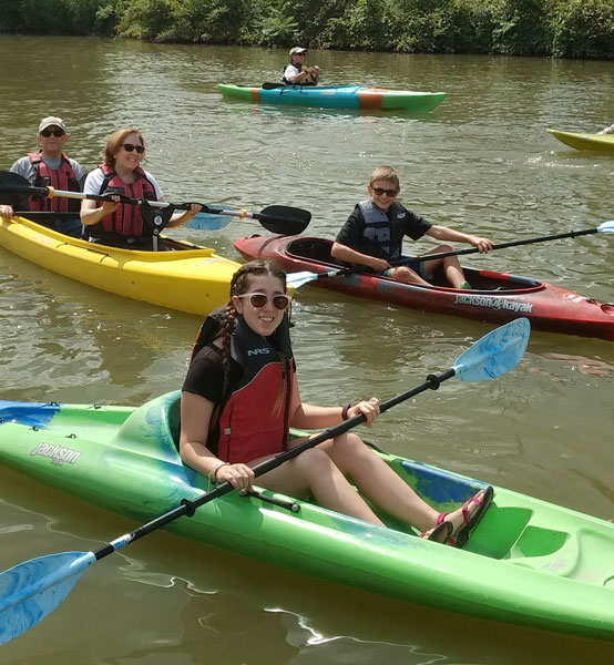 NYC family celebrates inclusion in outdoor recreation! Photo: Anita O'Brien