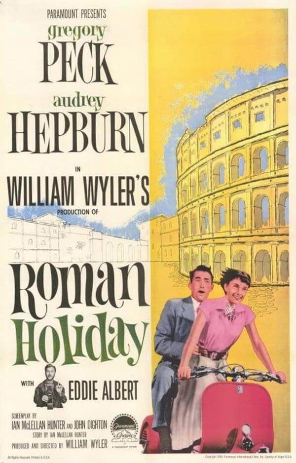 Roman Holiday movie poster