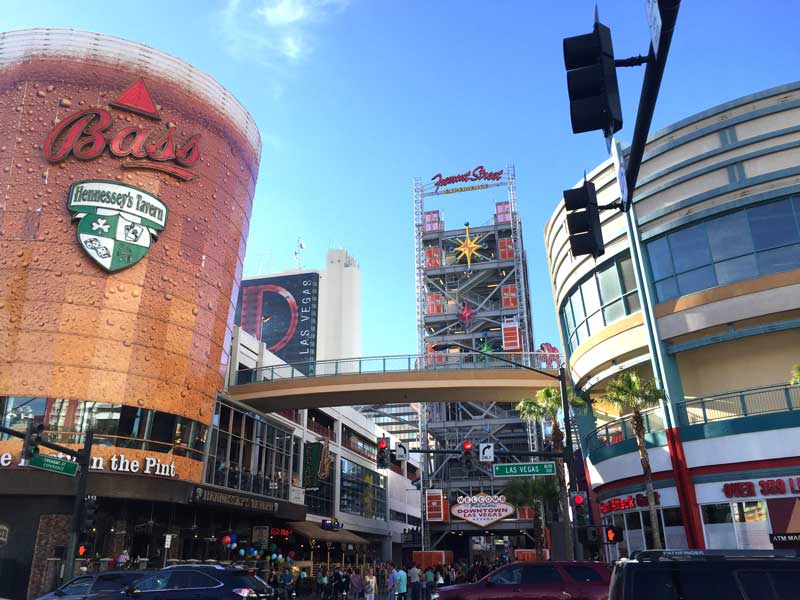 Fremont Street in Las Vegas