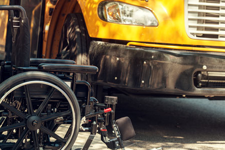 Riding the School Bus with a Wheelchair