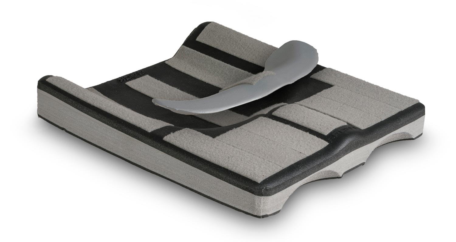 Contoured Foam Base with Built-In Growth and Easy Modifications